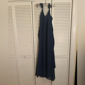 Slate Blue bridemaids Gown